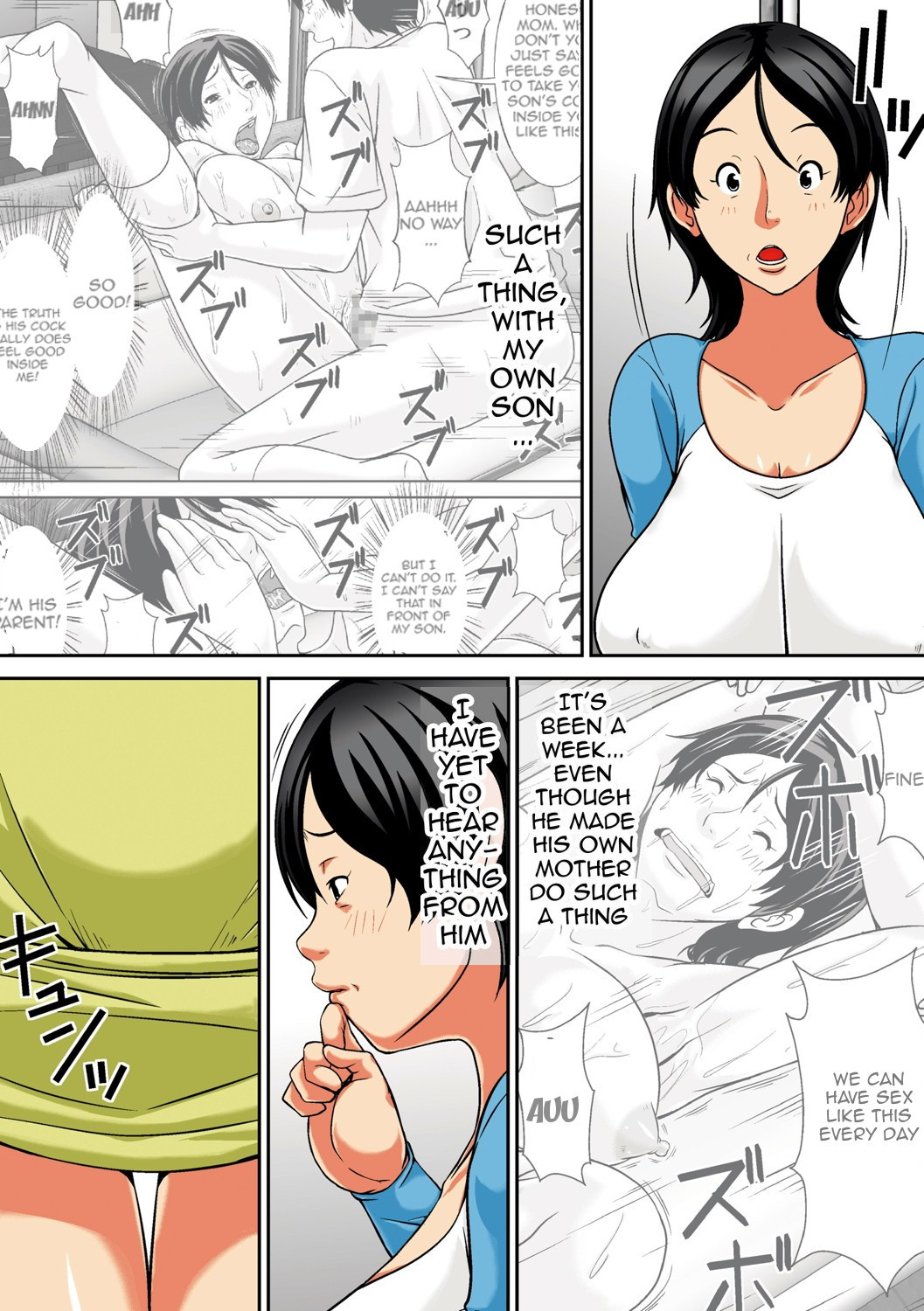 Hentai Manga Comic-Hey! What Are You Doing Making a Pass at Your Mother!-Read-125